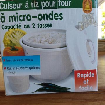 Cuiseur de riz pour four micro-ondes neuf, Electroménager, Enlèvement, Comme neuf