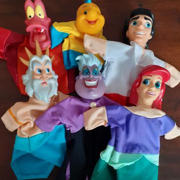 Kleine zeemeermin handpoppen Disney  beschikbaar voor biedingen