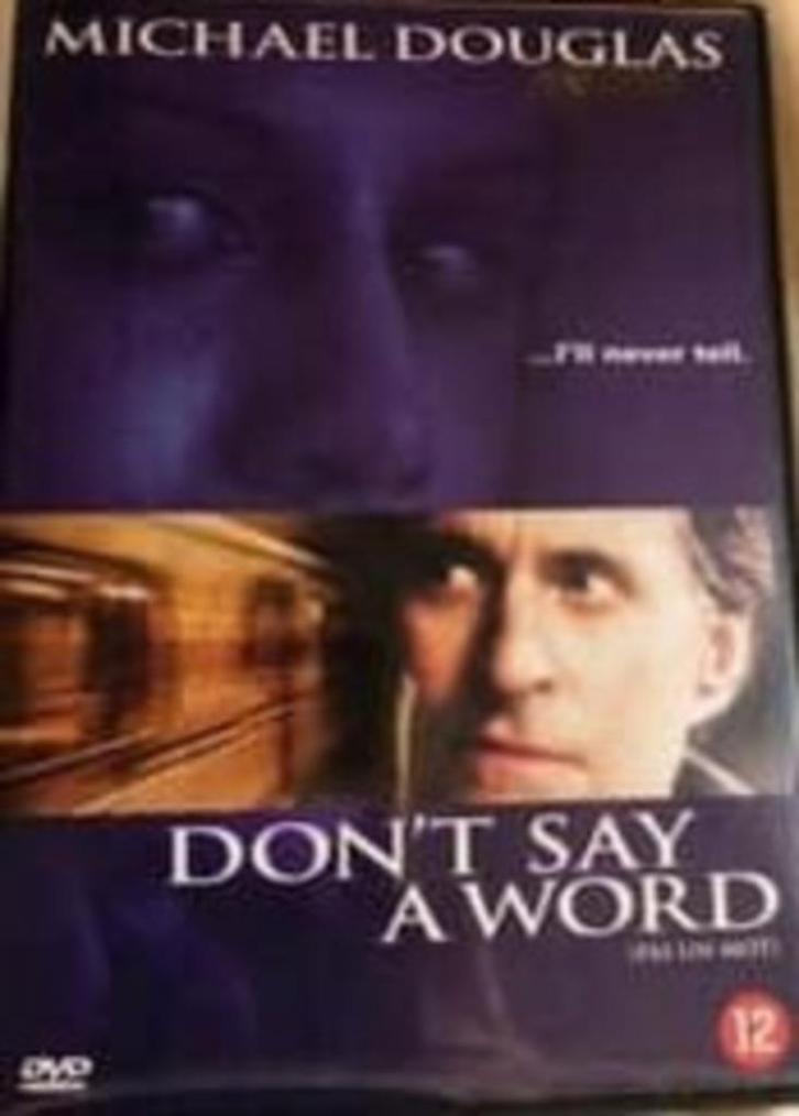 DV Don't say a word, Cd's en Dvd's, Dvd's | Thrillers en Misdaad, Gebruikt, Actiethriller, Ophalen of Verzenden