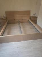 Cadre de lit 1m80 sur 2m, Beige, Comme neuf, Enlèvement, 180 cm