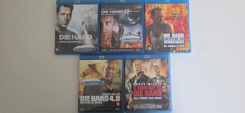 Die Hard 1-5, Cd's en Dvd's, Blu-ray, Zo goed als nieuw, Actie, Ophalen of Verzenden