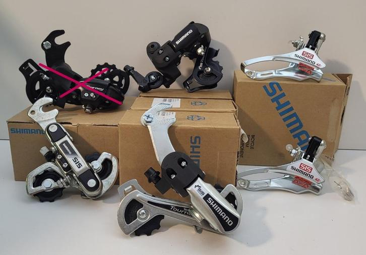 Shimano 5/6/7/8 speed Vintage achterderailleur, Sport en Fitness, Wielrennen, Overige typen, Ophalen of Verzenden