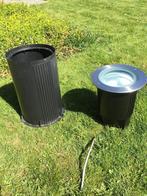 grondspot, Tuin en Terras, Ophalen, Inox, Gebruikt, Netvoeding