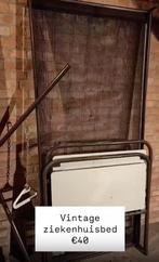 Vintage ziekenhuisbed (ophalen in Velzeke dinsdag 2 feb), Ophalen, Gebruikt, Eenpersoons, Metaal