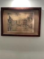 Oude tekening GENT, Antiek en Kunst, Ophalen
