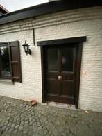 Oude voordeur met glas, Ophalen, Zo goed als nieuw, Glas