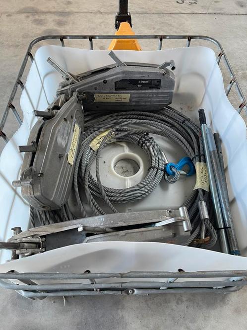 Tirfor Tractel met kabel, Doe-het-zelf en Bouw, Lieren en Takels, Gebruikt, Ophalen