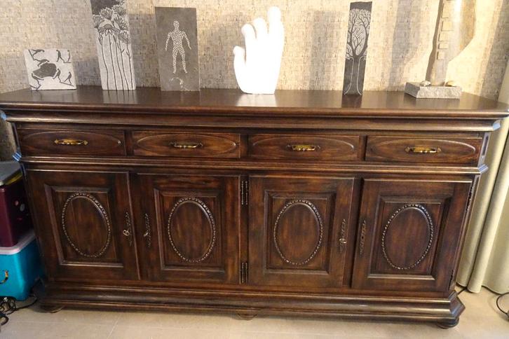 Buffet en chêne, beau mobilier, Maison & Meubles, Armoires | Dressoirs, Comme neuf, Avec tiroir(s), Avec porte(s), Avec tablette(s)