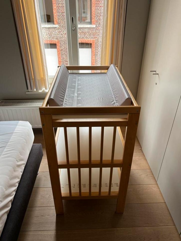 Stevige IKEA Gulliver Commode met Prémaman Aankleedkussen, Kinderen en Baby's, Kinderkamer | Commodes en Kasten, Gebruikt, Commode