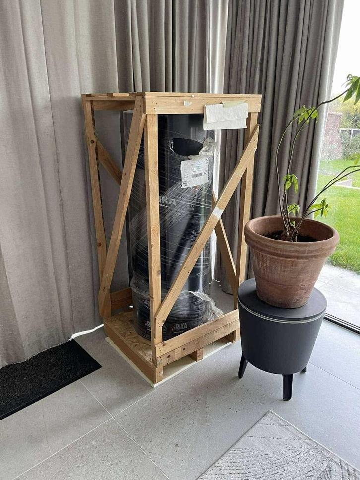 Poêle a bois Automatique RIKATRONIC 4 (neuf), Maison & Meubles, Poêles, Neuf, Autoportant, Bois, Enlèvement