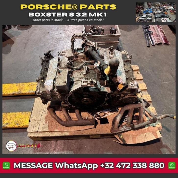 Porsche Boxster S 3.2 MK1-motor, Auto-onderdelen, Motor en Toebehoren, Porsche, Gebruikt, Ophalen