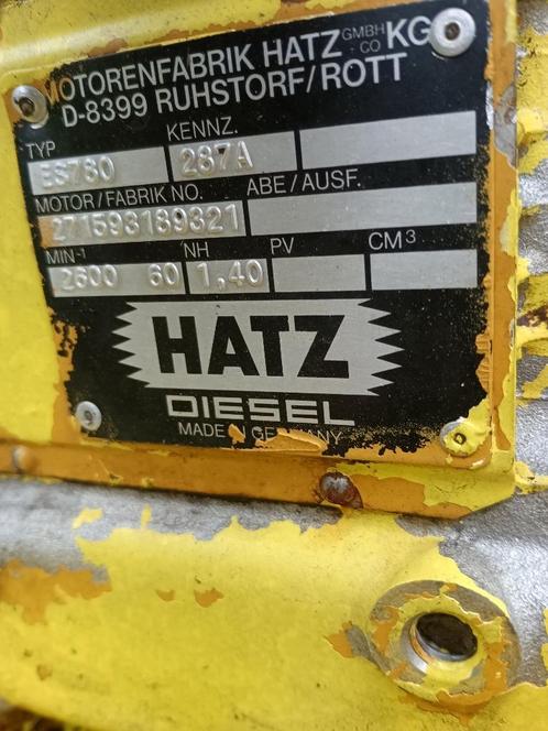 Urgent recherche moteur HATZ ES 780 diesel, Articles professionnels, Machines & Construction | Pièces, Enlèvement