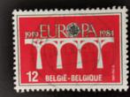 Belgie 1984 - Europa CEPT - bruggen, Postzegels en Munten, Postzegels | Europa | België, Ophalen of Verzenden, Gestempeld, Europa
