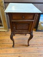 Table de chevet avec plateau en marbre, 70 cm ou plus, Comme neuf, Moins de 45 cm, Enlèvement