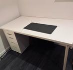 Bureau (wit) te koop, Huis en Inrichting, Ophalen, Gebruikt, Bureau