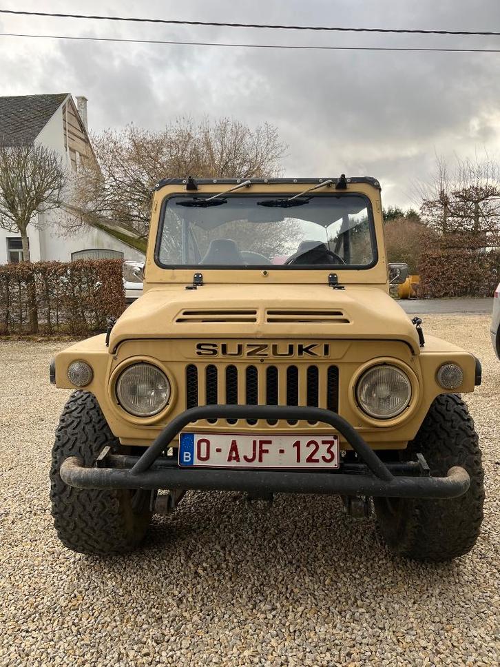 suzuki lj 80, Auto's, Suzuki, Particulier, Overige modellen, Benzine, SUV of Terreinwagen, 2 deurs, Handgeschakeld, Beige, Zwart