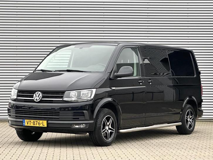 Volkswagen Transporter 2.0 TDI L2H1 DC Highline Dubbele cabi, Autos, Camionnettes & Utilitaires, Entreprise, Achat, ABS, Caméra de recul