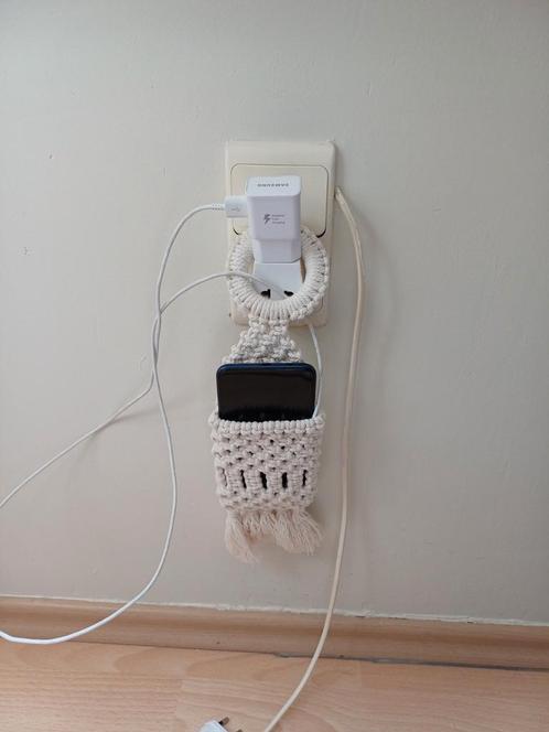 Macrame mobiel/gsm-houder, Huis en Inrichting, Woonaccessoires | Overige, Nieuw, Ophalen of Verzenden