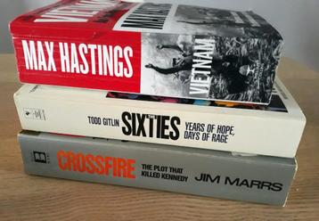 boeken over de sixties, Vietnam, JFK beschikbaar voor biedingen