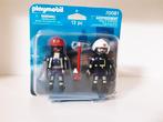 PLaymobil duopack brandweermannen - nieuw, Kinderen en Baby's, Ophalen of Verzenden, Nieuw, Complete set
