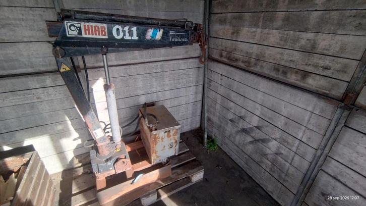 Hiab 011 maxilift laadkraan autolaadkraan hijskraan, Zakelijke goederen, Machines en Bouw | Onderdelen, Ophalen