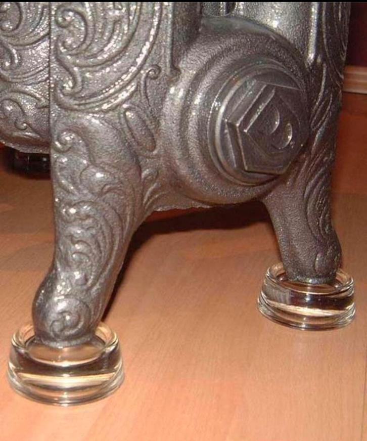 Radiatorpoten voor glazen meubels, Doe-het-zelf en Bouw, Verwarming en Radiatoren, Radiator, Ophalen of Verzenden