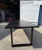 Eettafel Fineer eik zwart, Huis en Inrichting, Tafels | Eettafels, 100 tot 150 cm, Eikenhout, Nieuw, Ophalen of Verzenden