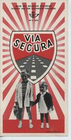 Postblaadje Via Secura eerste-dagstempel, Verzenden, Gestempeld, 1e dag stempel, Overig