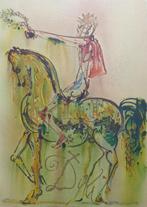 SALVADOR DALI / CHEVAUX DE DALI / KLEURLITHO / 56x36cm 1983, Antiek en Kunst, Kunst | Litho's en Zeefdrukken, Ophalen of Verzenden