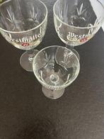 2x Westmalle glas + 1 x proefglas Westmalle, Verzamelen, Ophalen, Zo goed als nieuw, Bierglas