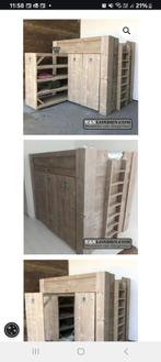 Hoogslaper 140x200 uit steigerhout, Kinderen en Baby's, Kinderkamer | Bedden, Ophalen, Hoogslaper of Stapelbed, 180 cm of meer