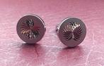 mooie manchetknopen zilverkleurig, Ophalen of Verzenden