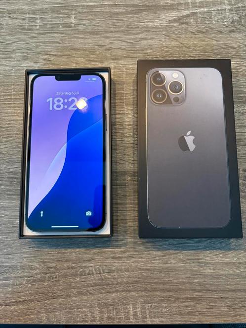 Iphone 13 pro max 128gb, Telecommunicatie, Mobiele telefoons | Apple iPhone, Zo goed als nieuw, 128 GB, Zonder abonnement, iPhone 13 Pro Max