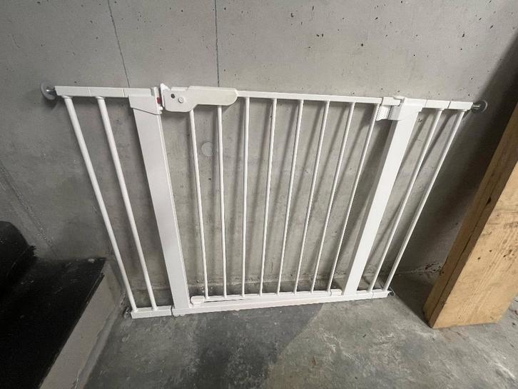 Babydan Premier traphek niet boren 96-103cm klembevestiging, Kinderen en Baby's, Traphekjes, Zo goed als nieuw, Klemhekje, Metaal of IJzer