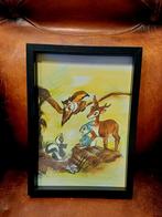 Kader met vintage Bambi prent, Antiek en Kunst, Ophalen of Verzenden