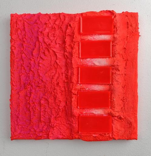 Soldiers on Mars, Antiek en Kunst, Kunst | Schilderijen | Abstract, Ophalen of Verzenden