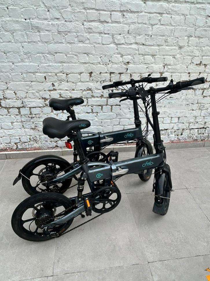 elektrische plooi fietsen fiido met lader, Fietsen en Brommers, Fietsen | Vouwfietsen, Zo goed als nieuw, Overige merken, 14 tot 16 inch