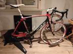 Smart trainer + Koersfiets, Sport en Fitness, Wielrennen, Ophalen, Zo goed als nieuw, Overige typen