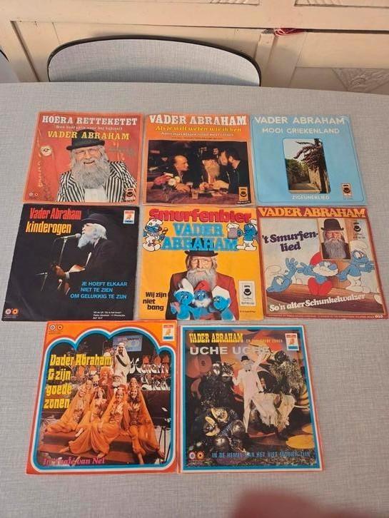 8 x singel Vader Abraham, pakketprijs mogelijk, Cd's en Dvd's, Vinyl Singles, Zo goed als nieuw, Single, Nederlandstalig, Ophalen of Verzenden