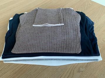 7 T-shirts lange mouwen met rolkraag (Petit Bateau, FUB, ..) beschikbaar voor biedingen