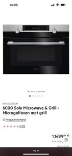 Inbouw microgolf + grillfunctie AEG, Ophalen, Nieuw, Grill, Microgolffunctie