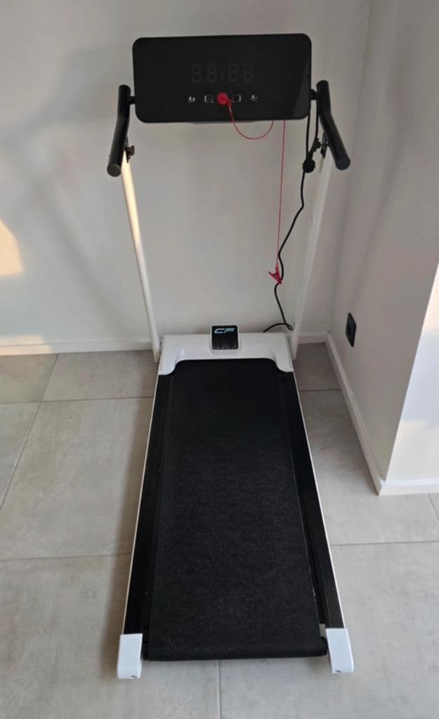 Elektrische opvouwbare loopband, Sport en Fitness, Fitnessapparatuur, Zo goed als nieuw, Loopband, Armen, Benen, Buik, Ophalen