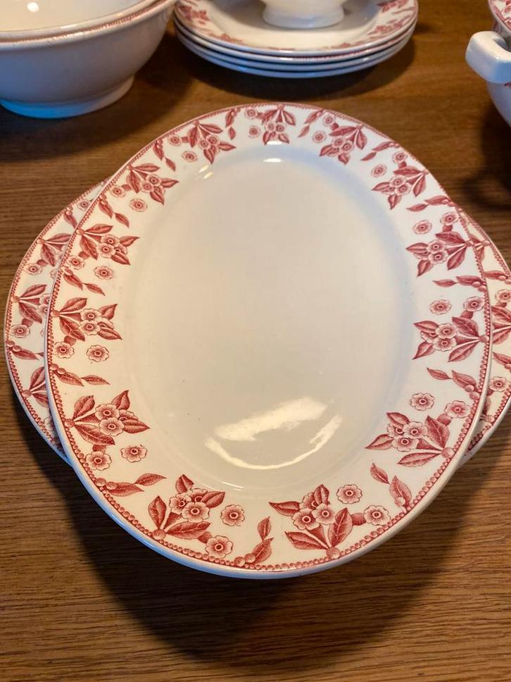 Boch Dux rood, Antiek en Kunst, Antiek | Servies los, Ophalen of Verzenden