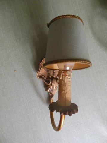 Vintage / brocante wandlampje beschikbaar voor biedingen