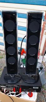 Samsung-stereoluidsprekers, Audio, Tv en Foto, Luidsprekerboxen, Gebruikt, Minder dan 60 watt, Front, Rear of Stereo speakers