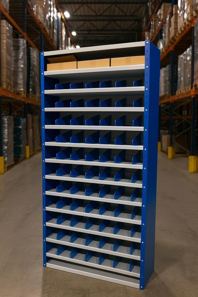 Vakkenkast met verdeelschotten 198x100x30cm Nieuw!, Articles professionnels, Aménagement de Bureau & Magasin | Entrepôt, Rayonnage & Stockage