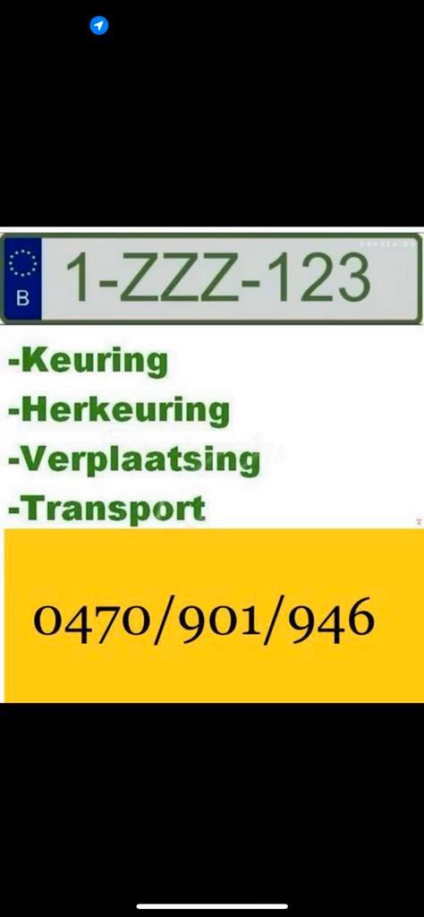 Z Platen - Handelaarsplaten voor keuring of transport., Auto's, BMW, Bedrijf, Ophalen