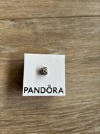 Zilveren Pandora clip met bloemen, uitstekende staat, Pandora, 1 bedel, Ophalen of Verzenden, Zo goed als nieuw