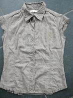 Bruin bloesje zonder mouwen, Kinderen en Baby's, Kinderkleding | Maat 152, Ophalen of Verzenden, Gebruikt, Meisje, Overhemd of Blouse