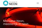 Neon, reclame, lichtreclame, Nieuw, Ophalen of Verzenden, Lichtbak of (neon) lamp